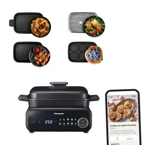 Multicooker 4 en 1 Panasonic NF-GM400: Grill, Freír, BBQ y más