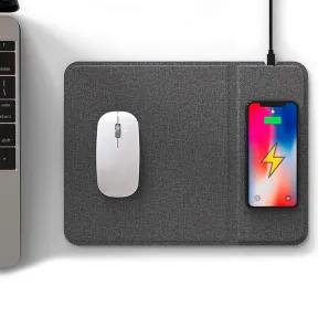 Alfombrilla Qi 15W: Mousepad Antideslizante y Suave