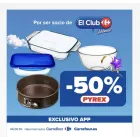 Moldes y Bandejas de Horno PYREX al 50% de Descuento