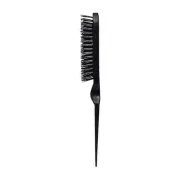 Cepillo Curvo de Jabalí Eurostil Negro Unisex Adulto