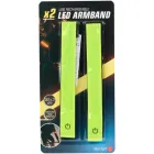 Pulseras LED reflectantes para ciclismo y running (USB)