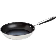 Sartén Antiadherente de Inducción Amazon Basics - 28 cm, Plata