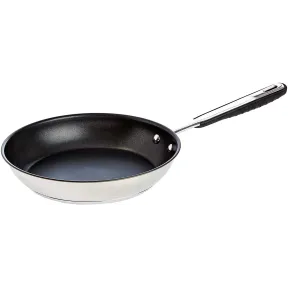 Sartén Antiadherente de Inducción Amazon Basics - 28 cm, Plata