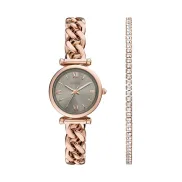 Reloj Fossil Carlie Oro Rosa con Movimiento de Cuarzo para Mujer