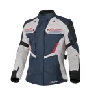 Chaqueta de moto mujer Bela Hurricane 3 en 1 azul y rojo