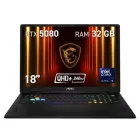 MSI Vector 18 HX - Portátil Intel Core Ultra 9, RTX 5080
