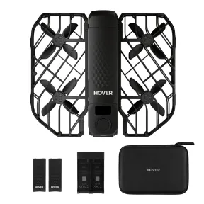 Dron HOVERAIR X1 Pro 4K, 12 MP, 16 min de vuelo, negro