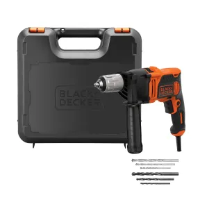 Taladro percutor BLACK+DECKER 850W, compacto y ligero