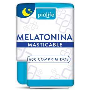 Melatonina Pura 1,9 mg - 600 Mini Comprimidos PiùLife