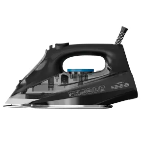 Plancha de vapor 2600W Black+Decker, cerámica y antigoteo