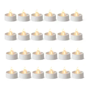 Velas LED Sin Llama - Pack de 24 Tea Lights de Amazon Basics
