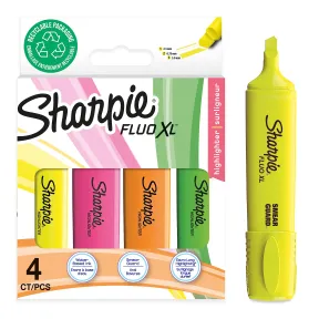 Subrayadores Fluorescentes Sharpie Fluo XL con Punta Biselada