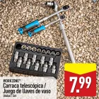 Juego de Llaves de Vaso con Carraca Telescópica