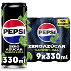 Pepsi Zero Lima 27 Latas de 330 ml a 8,91 L
