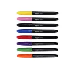 Rotuladores de colores vivos para tela - Paquete de 8 unidades