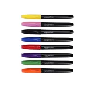 Rotuladores de colores vivos para tela - Paquete de 8 unidades