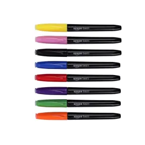 Rotuladores de colores vivos para tela - Paquete de 8 unidades