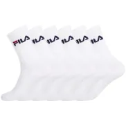 Calcetines Fila: 6 pares en blanco o negro