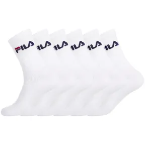 Calcetines Fila: 6 pares en blanco o negro