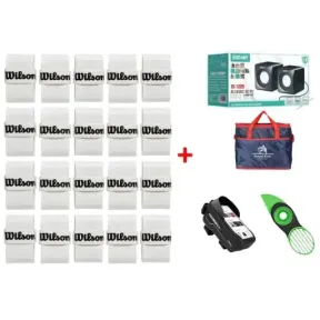 20 Wilson Overgrips + GRATIS incluido