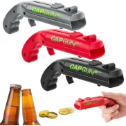 Abrebotellas Divertidos: 3 Piezas de Pistola para Fiestas