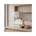 Cafetera retro manual 15 bares con vaporizador 1,7 l