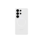 Funda de Silicona Magnética Blanca para Samsung Galaxy S26 Ultra