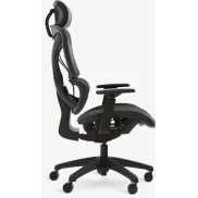 Silla Varpeleve de oficina en malla negra