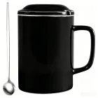 Gigante Taza de Cerámica Negra de Café 1000 ml