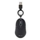 Ratón USB Retráctil 1000dpi con Cable Óptico