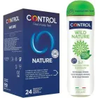 Pack 24 preservativos Nature y Gel corporal 3 en 1
