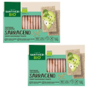 Tostadas Bio Sin Gluten de Trigo Sarraceno Santiveri - 200 g