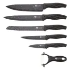 Set de cuchillos inox Elite y pelador, 5 piezas