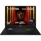 MSI Vector 16 Ultra 1TB SSD y 32GB de RAM