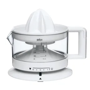 Exprimidor eléctrico Braun CJ3000 WH, 350 ml, 20 W, fácil limpieza