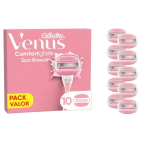 Cuchillas para Mujer Gillette Venus Comfortglide Spa Breeze - 10 Recambios