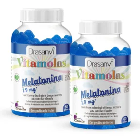 Gominolas Drasanvi de Melatonina Sabor Ciruela Pack 2x60ud