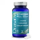 Drasanvi Vitamina D3 y K2 MK7 Vegetal - 60 Comprimidos
