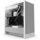 Torres Midi E-ATX Blanca NZXT H5 Flow 2024 USB-C Cristal Templado