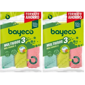 Bayetas de Microfibra - Pack de 6 Multiusos (2 Paquetes)