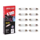 Bombillas Festón 12V 5W - 10 Unidades para Indicadores