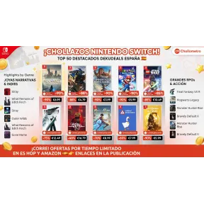 Top 50 Ofertas de Nintendo Switch en España