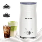 Espumador de leche automático 4 en 1 SONGMICS en blanco
