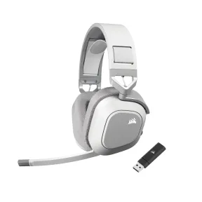 Auriculares para Juegos Corsair HS80 MAX Wireless – Blanco