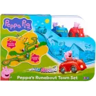 Tren y Coche de Peppa Pig en Circuito Divertido