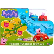 Tren y Coche de Peppa Pig en Circuito Divertido