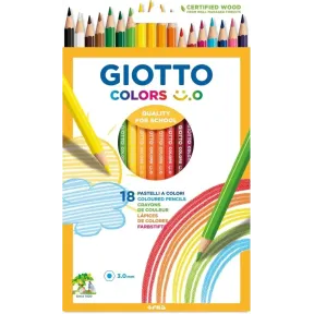 GIOTTO 18 Colores de Lápices