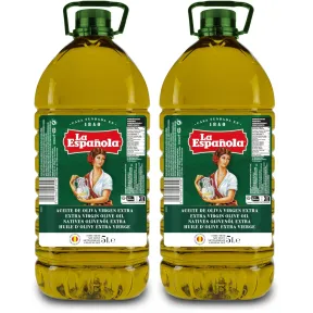 Aceite de Oliva Virgen Extra Mediterráneo 5L (Paquete de 2)