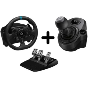 Volante y Pedales Logitech G923 para PS4, PS5 y PC
