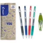Set de 4 bolis y 1 corrector Pilot Pop'Lol